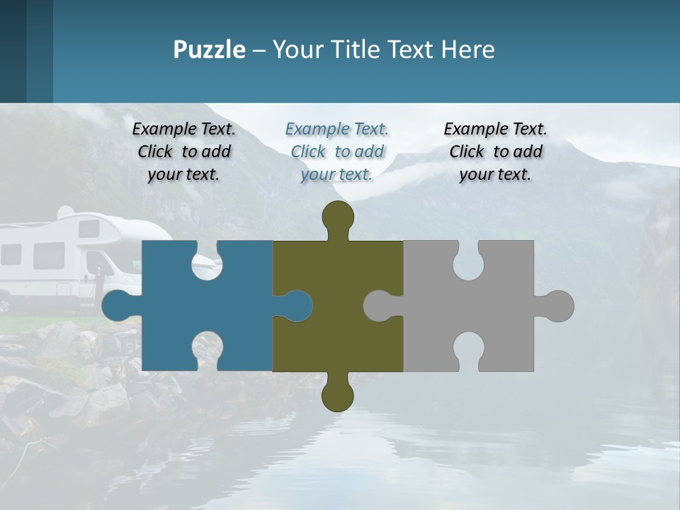 Automobile Geiranger Travel PowerPoint Template