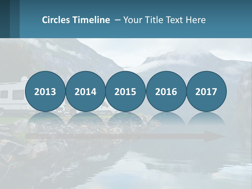 Automobile Geiranger Travel PowerPoint Template