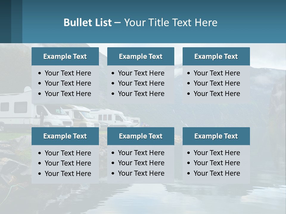 Automobile Geiranger Travel PowerPoint Template