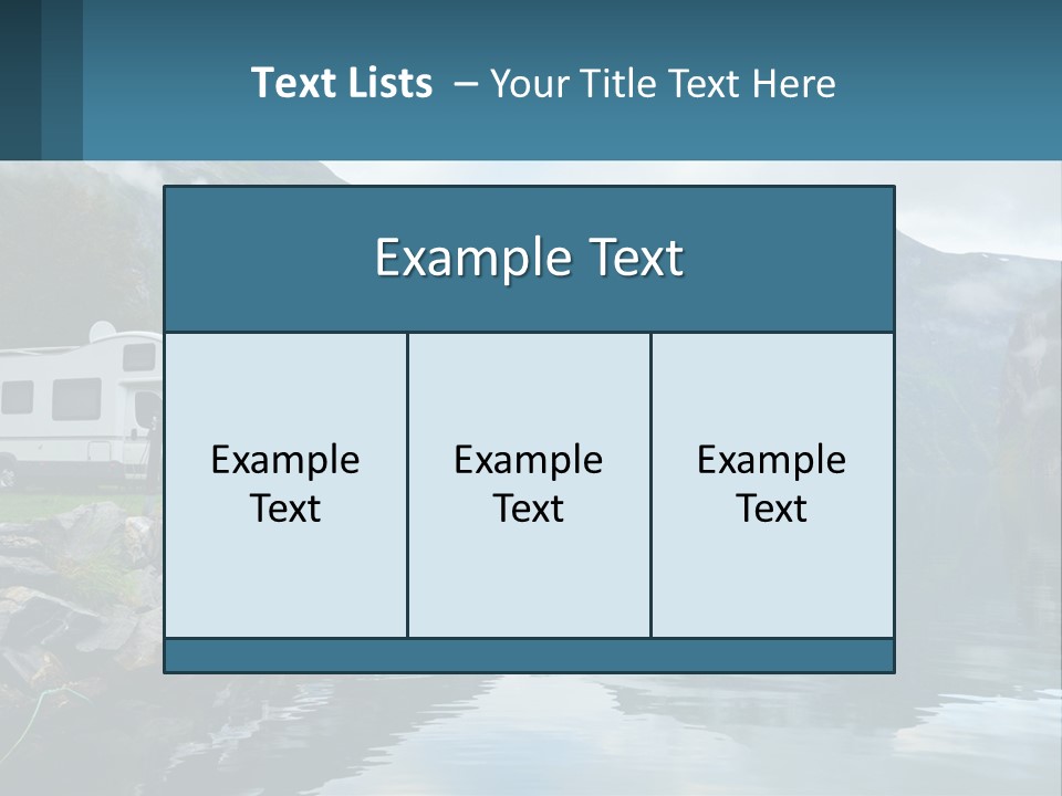 Automobile Geiranger Travel PowerPoint Template
