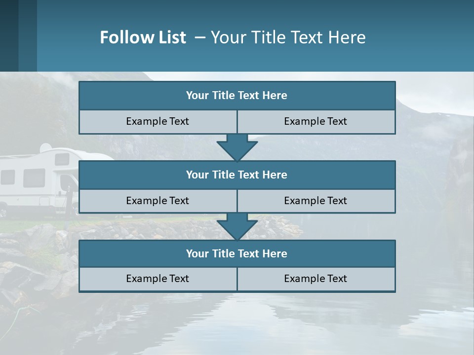 Automobile Geiranger Travel PowerPoint Template