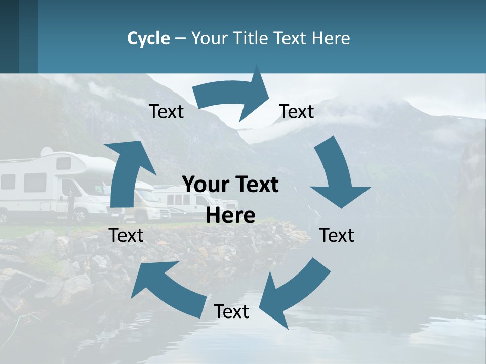 Automobile Geiranger Travel PowerPoint Template