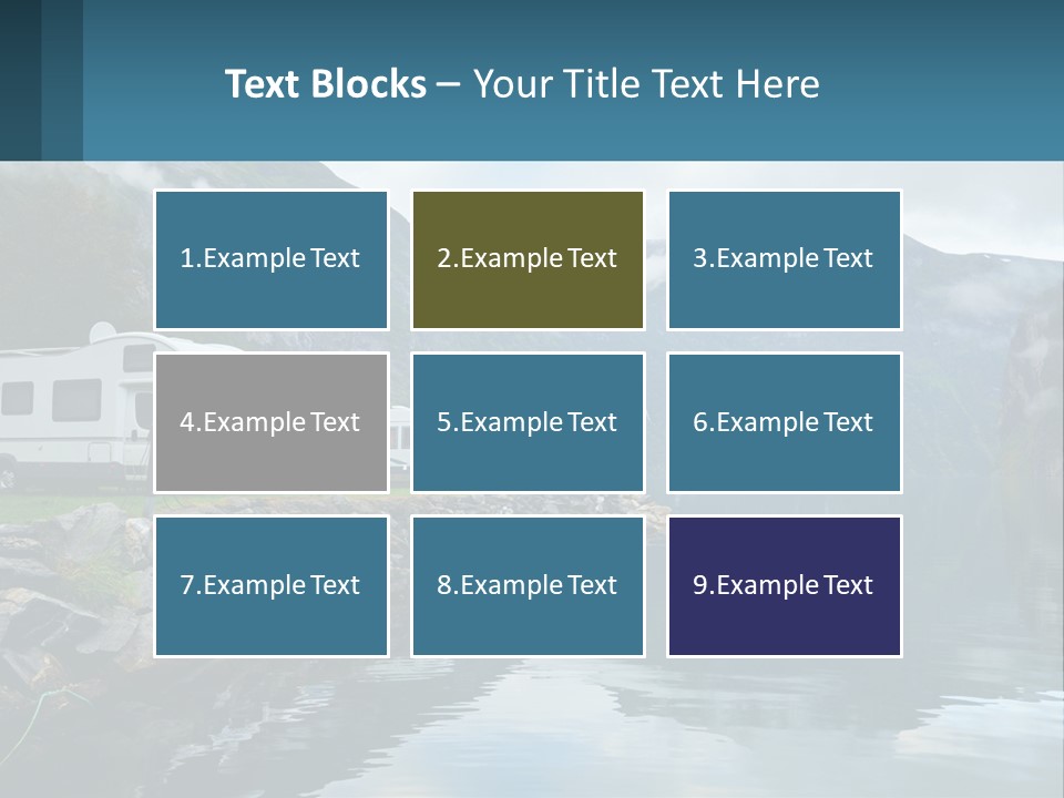 Automobile Geiranger Travel PowerPoint Template