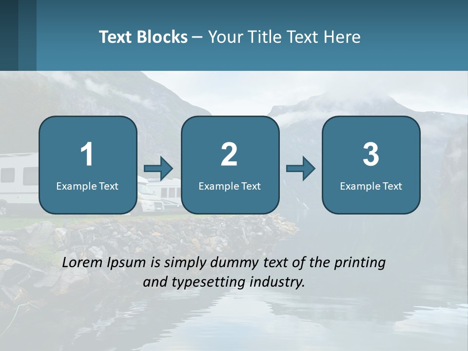 Automobile Geiranger Travel PowerPoint Template