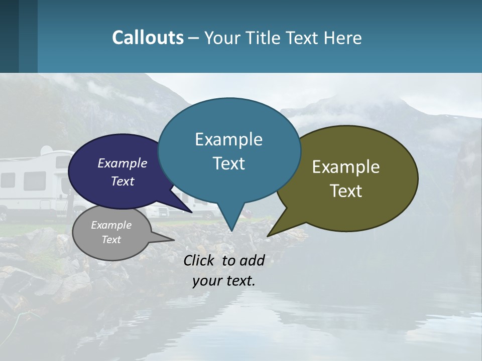 Automobile Geiranger Travel PowerPoint Template