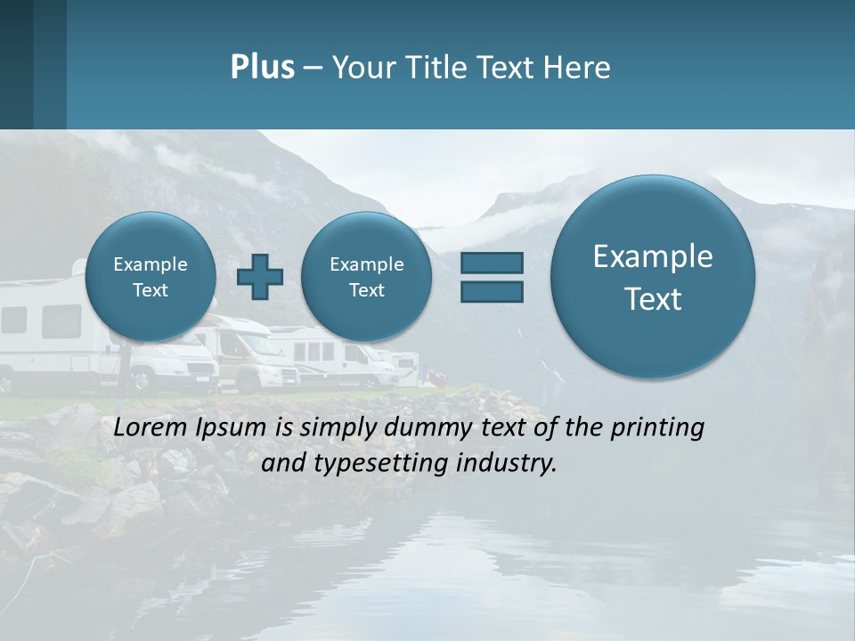 Automobile Geiranger Travel PowerPoint Template