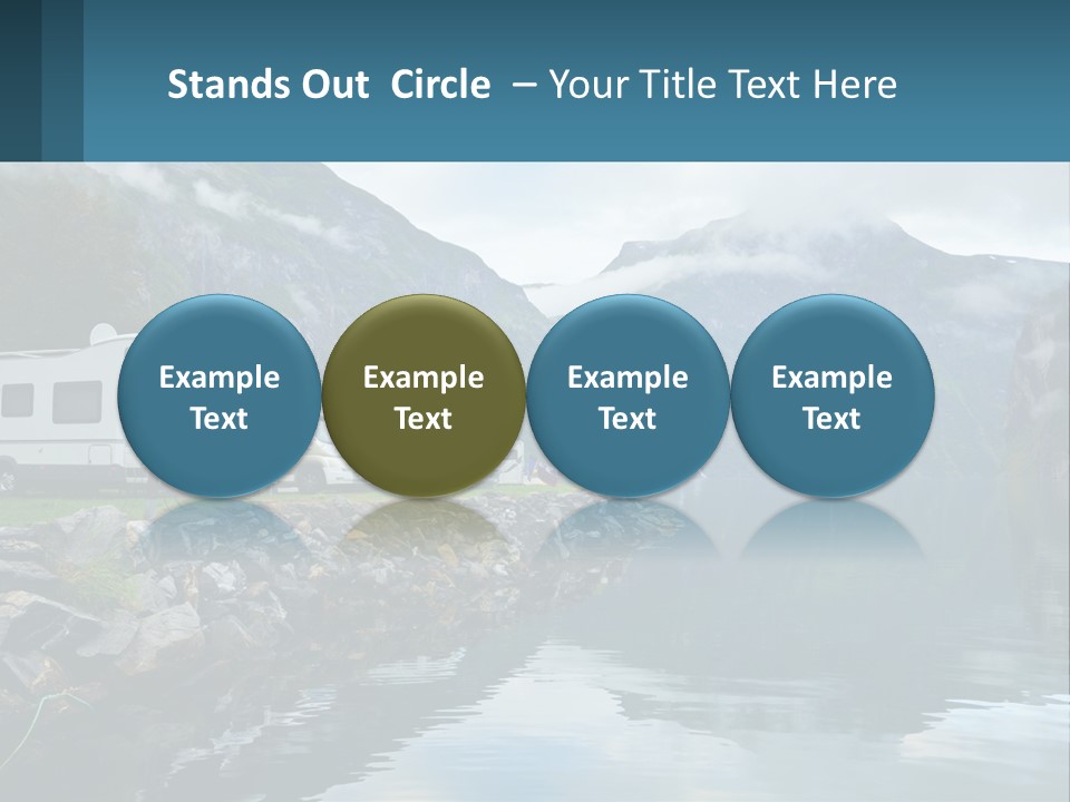 Automobile Geiranger Travel PowerPoint Template