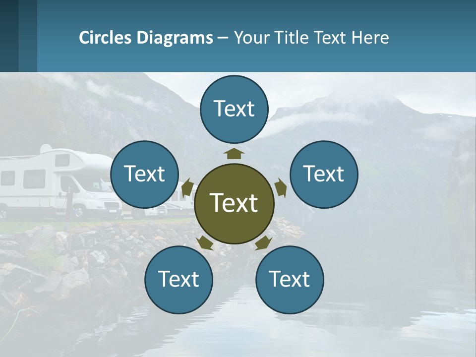 Automobile Geiranger Travel PowerPoint Template