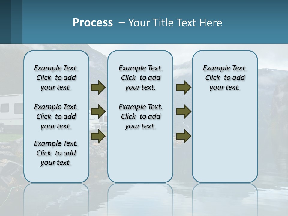 Automobile Geiranger Travel PowerPoint Template