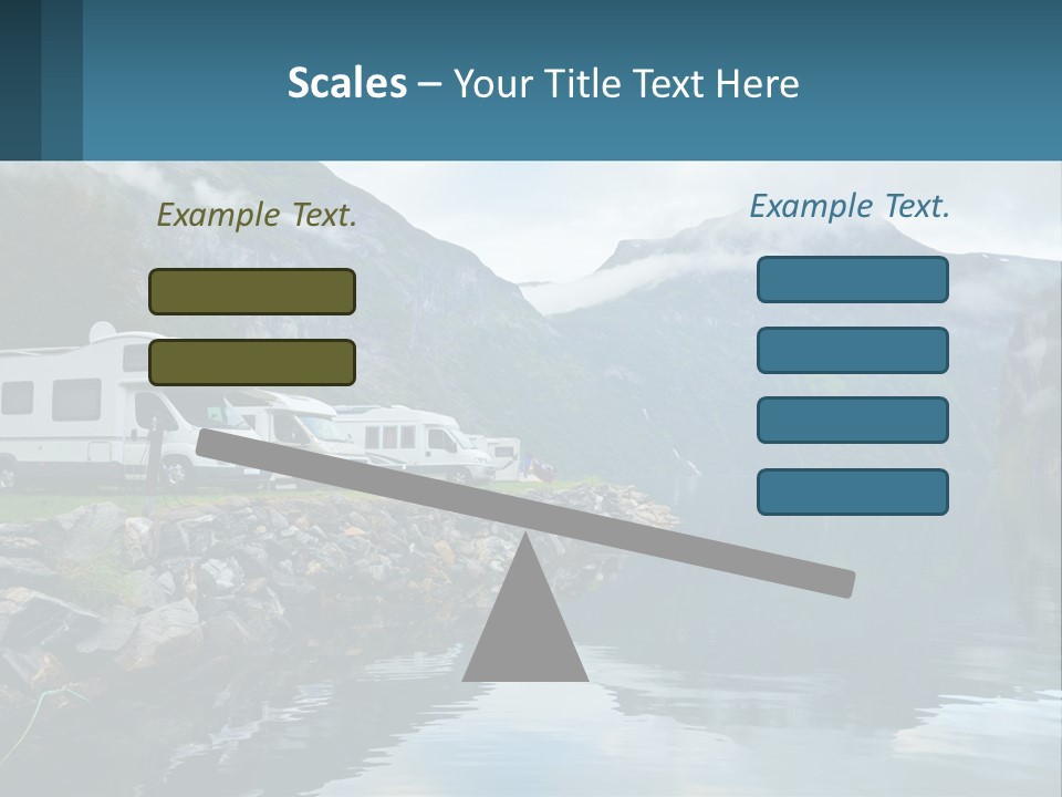 Automobile Geiranger Travel PowerPoint Template