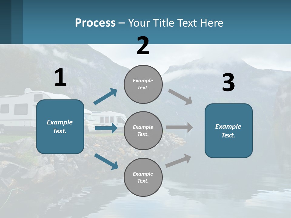 Automobile Geiranger Travel PowerPoint Template