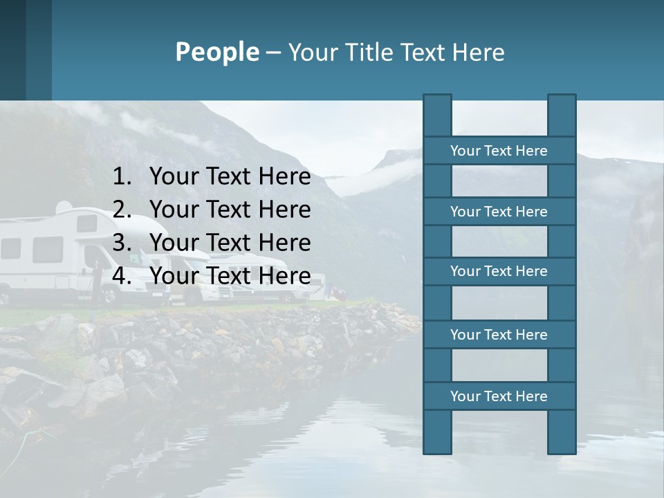 Automobile Geiranger Travel PowerPoint Template