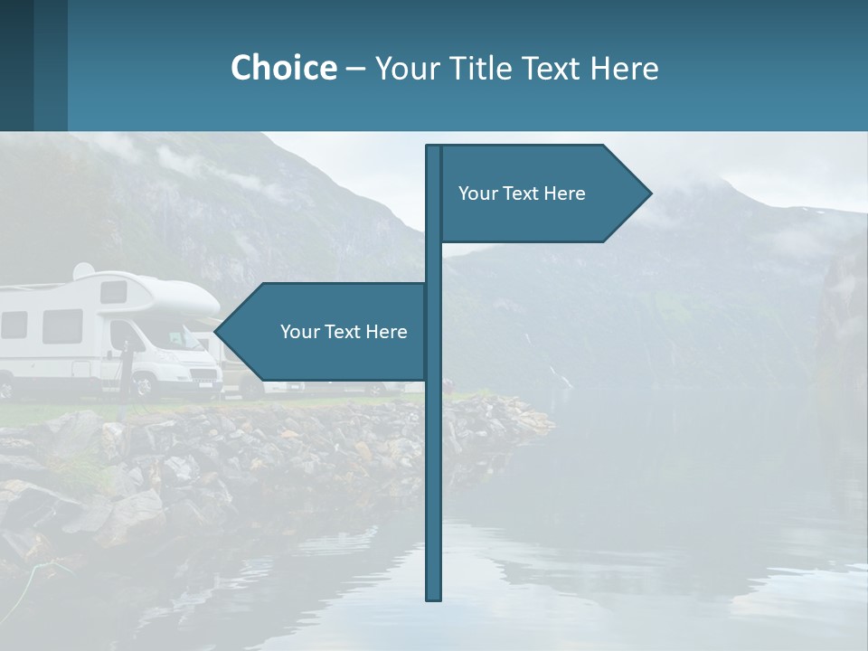 Automobile Geiranger Travel PowerPoint Template