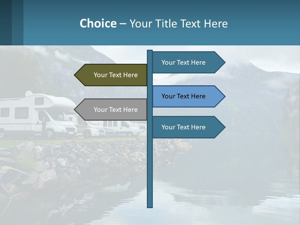 Automobile Geiranger Travel PowerPoint Template