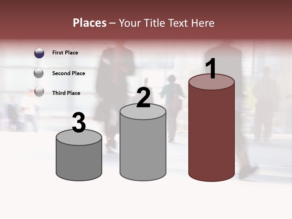 Office Worker European Parliament Caucasian PowerPoint Template