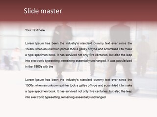 Office Worker European Parliament Caucasian PowerPoint Template