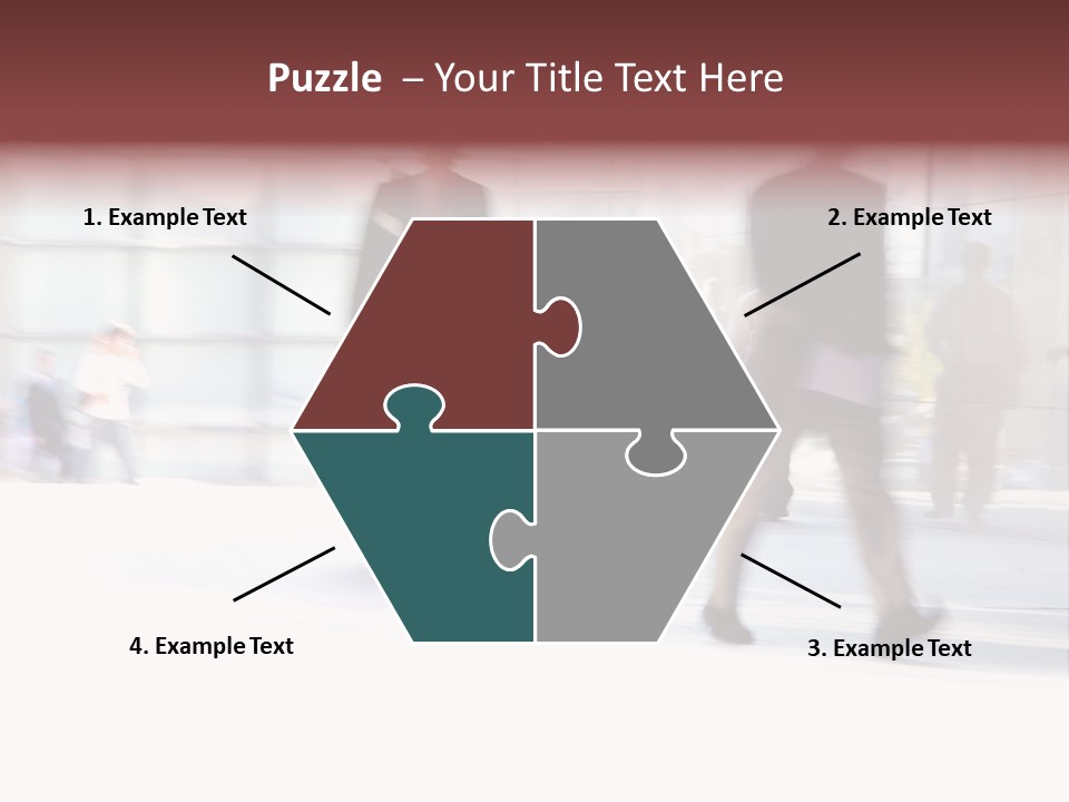 Office Worker European Parliament Caucasian PowerPoint Template