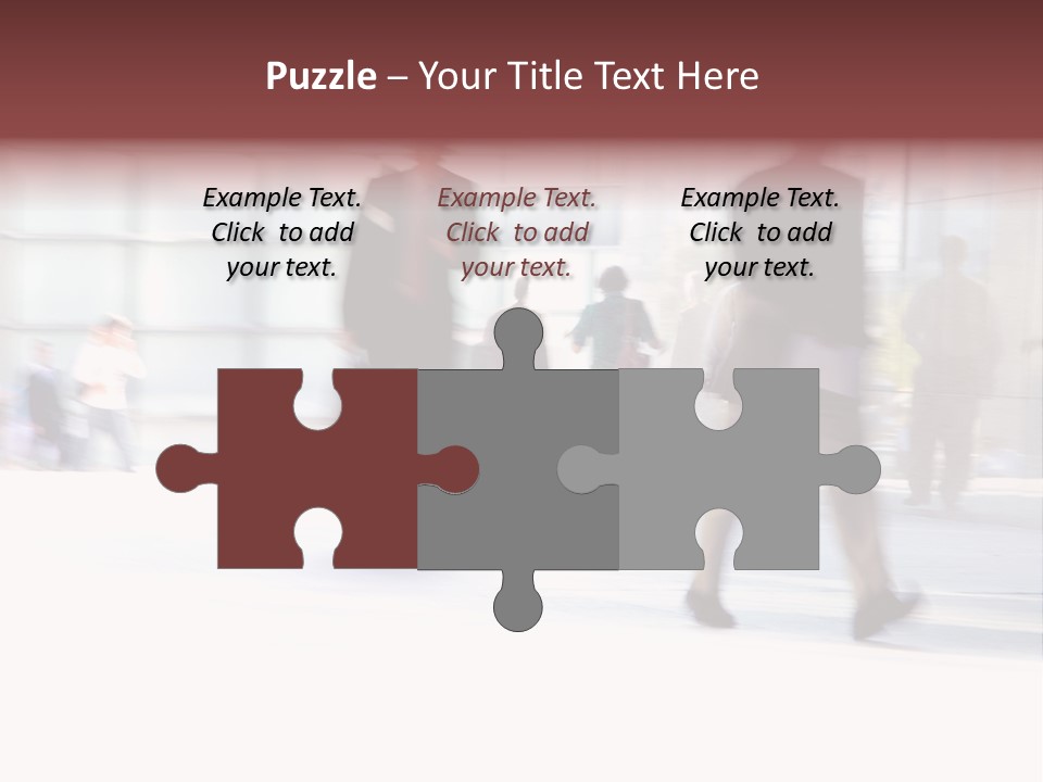 Office Worker European Parliament Caucasian PowerPoint Template