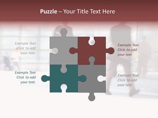 Office Worker European Parliament Caucasian PowerPoint Template