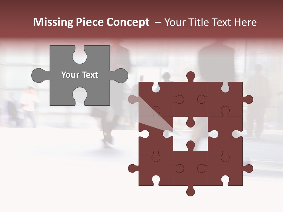 Office Worker European Parliament Caucasian PowerPoint Template