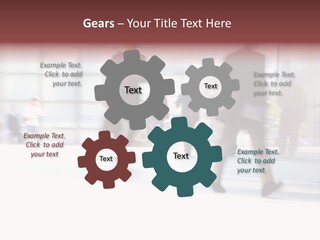 Office Worker European Parliament Caucasian PowerPoint Template