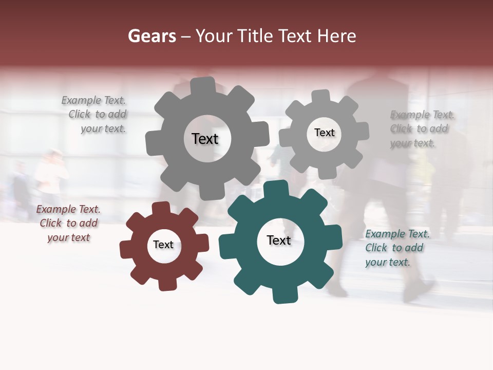 Office Worker European Parliament Caucasian PowerPoint Template