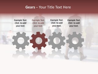 Office Worker European Parliament Caucasian PowerPoint Template