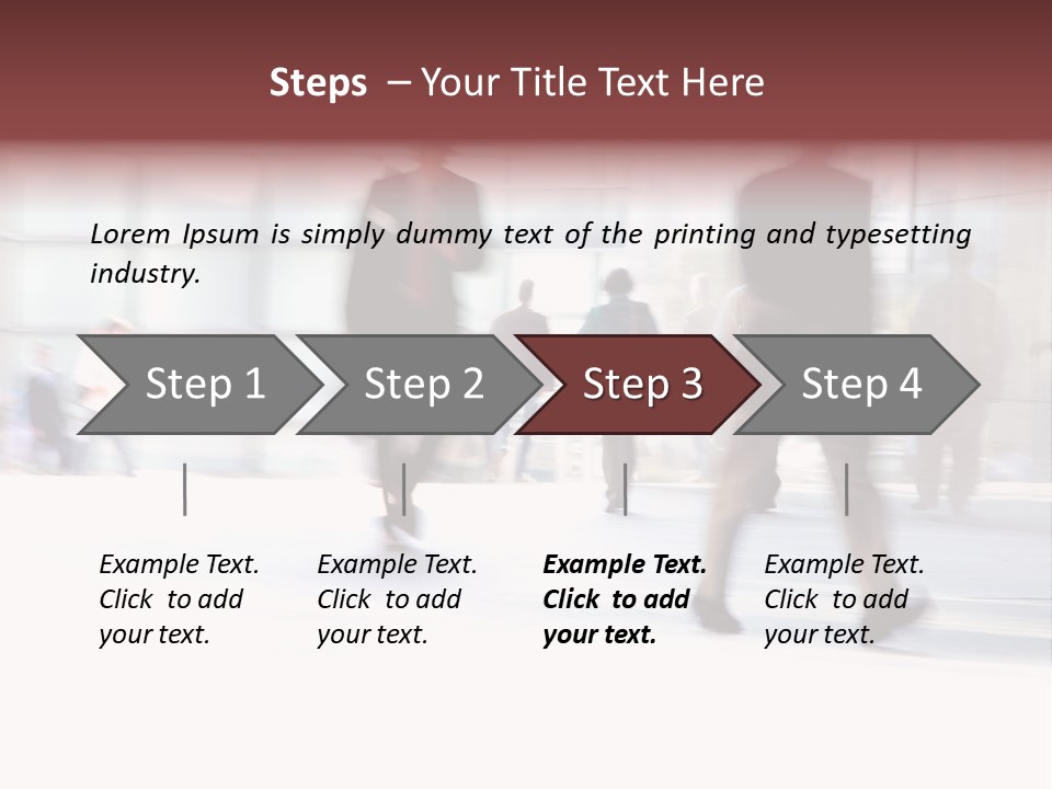 Office Worker European Parliament Caucasian PowerPoint Template