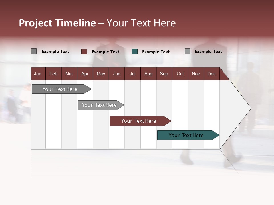 Office Worker European Parliament Caucasian PowerPoint Template