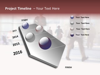 Office Worker European Parliament Caucasian PowerPoint Template