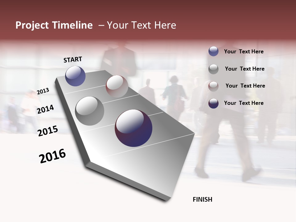 Office Worker European Parliament Caucasian PowerPoint Template