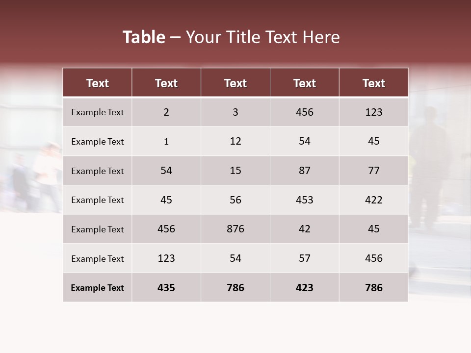 Office Worker European Parliament Caucasian PowerPoint Template