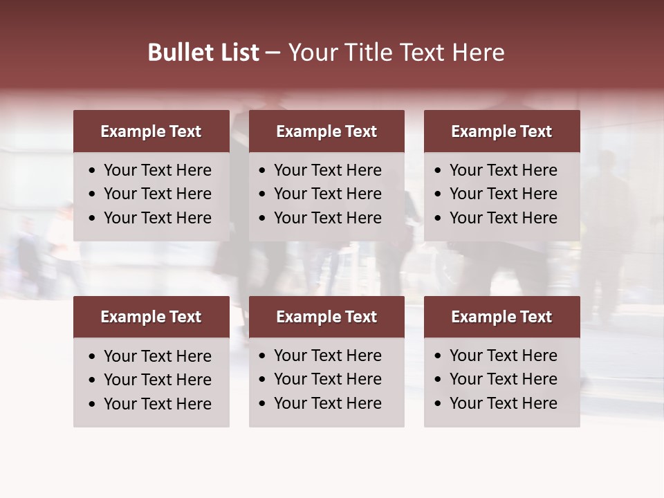 Office Worker European Parliament Caucasian PowerPoint Template