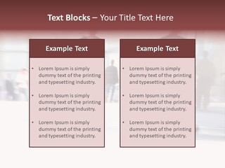 Office Worker European Parliament Caucasian PowerPoint Template