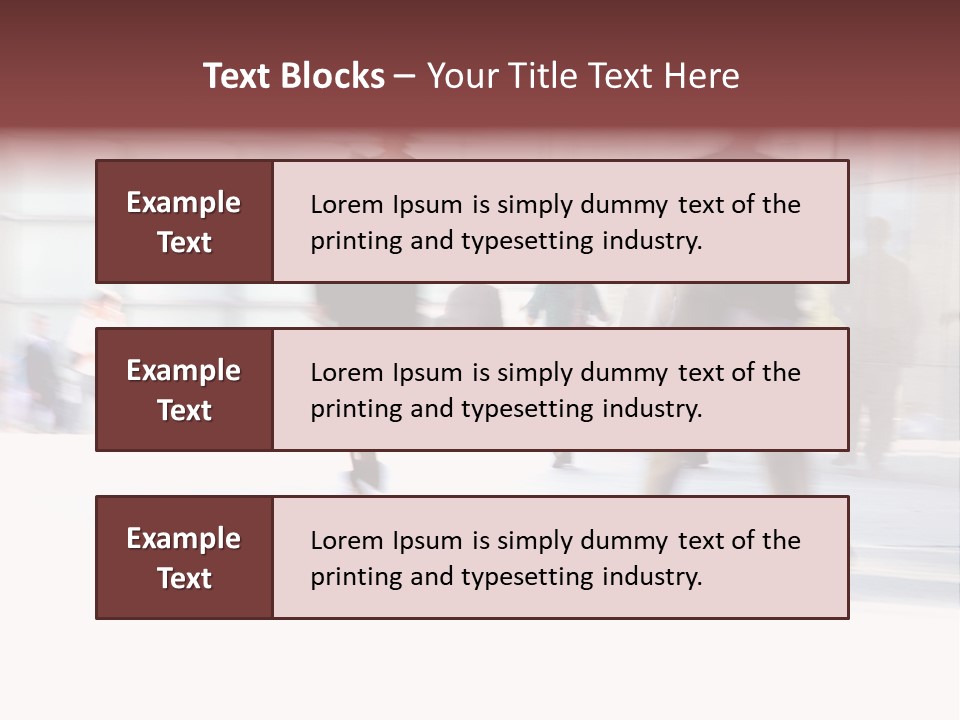 Office Worker European Parliament Caucasian PowerPoint Template