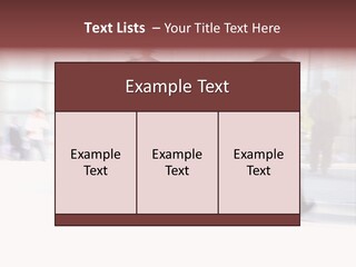 Office Worker European Parliament Caucasian PowerPoint Template
