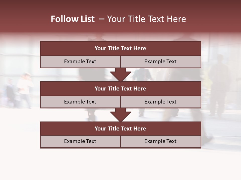 Office Worker European Parliament Caucasian PowerPoint Template