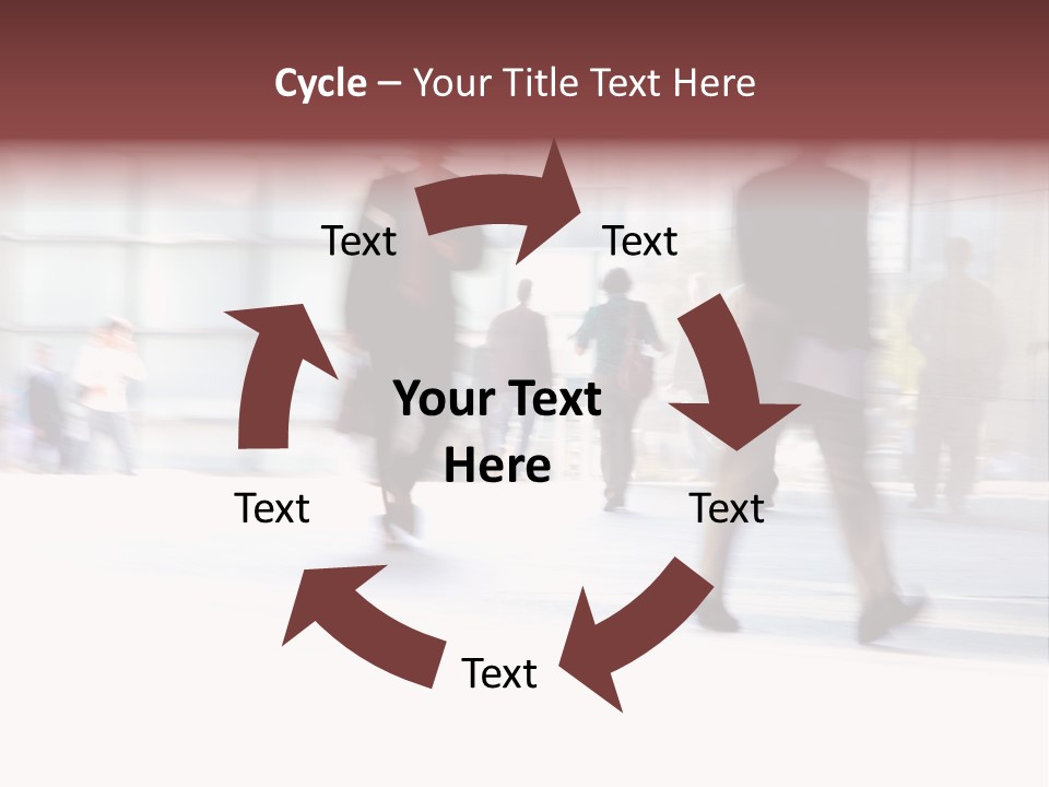 Office Worker European Parliament Caucasian PowerPoint Template