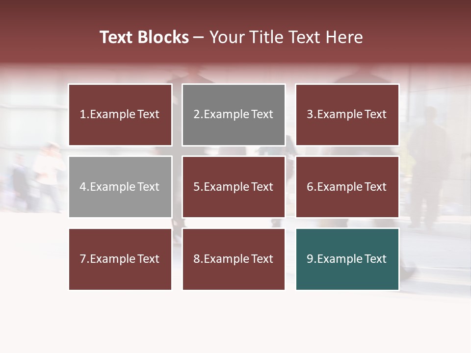 Office Worker European Parliament Caucasian PowerPoint Template