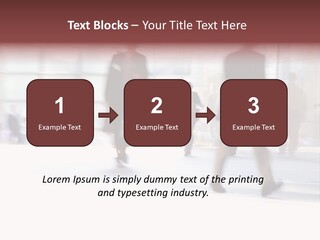 Office Worker European Parliament Caucasian PowerPoint Template