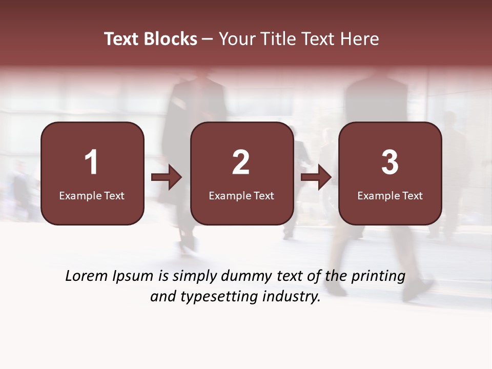 Office Worker European Parliament Caucasian PowerPoint Template