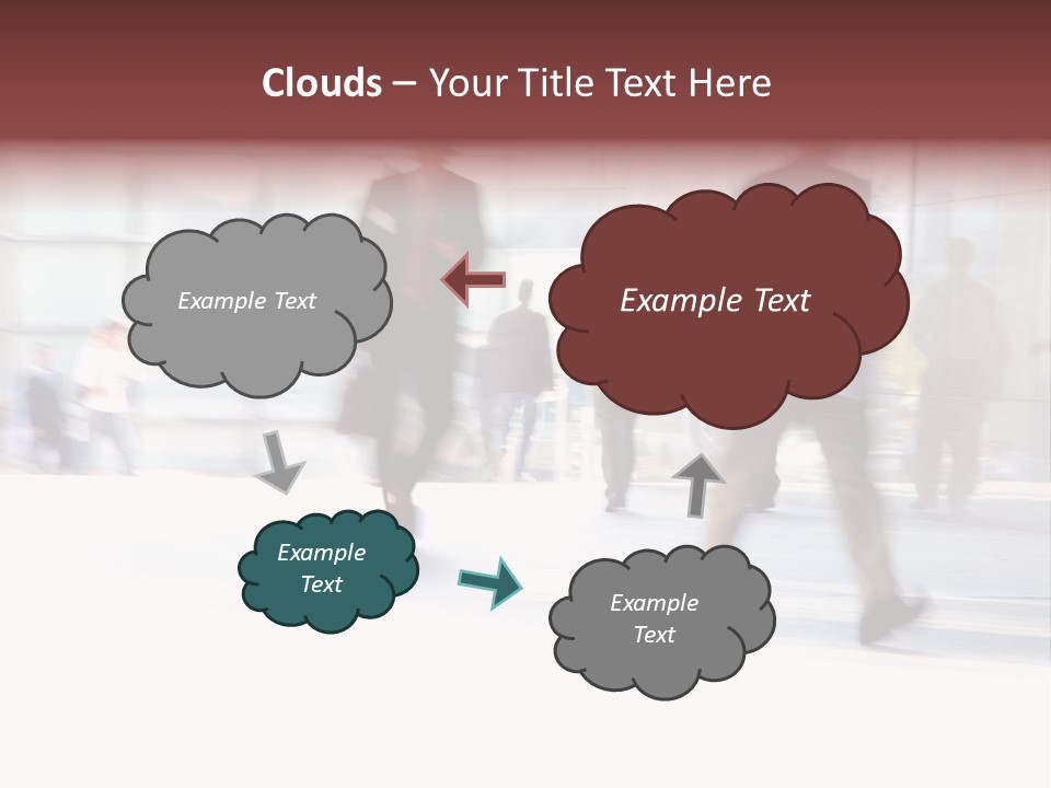 Office Worker European Parliament Caucasian PowerPoint Template