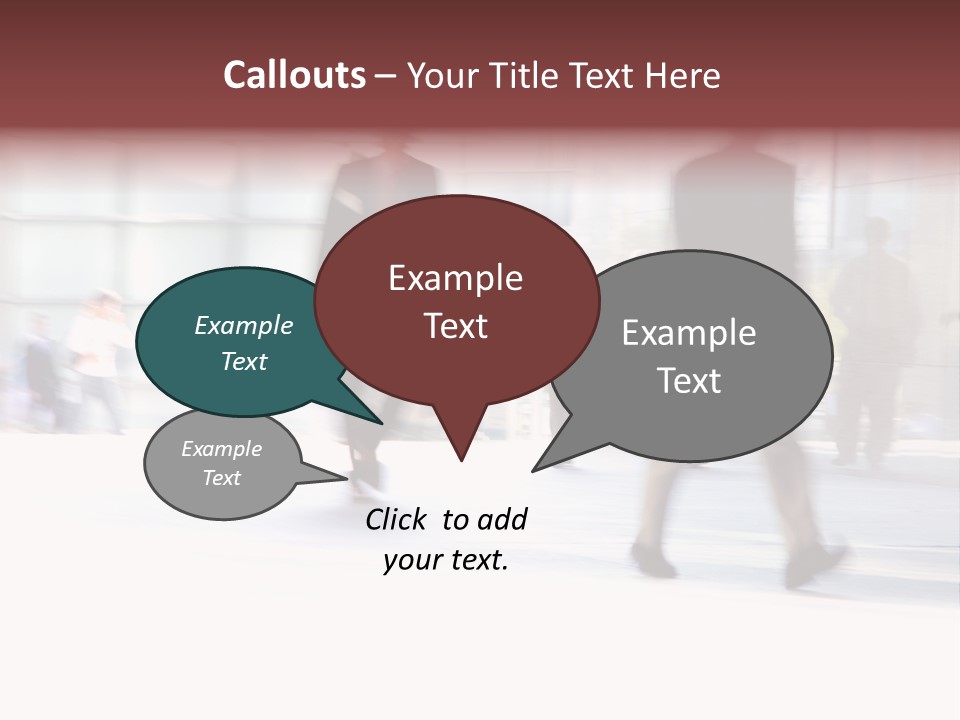 Office Worker European Parliament Caucasian PowerPoint Template