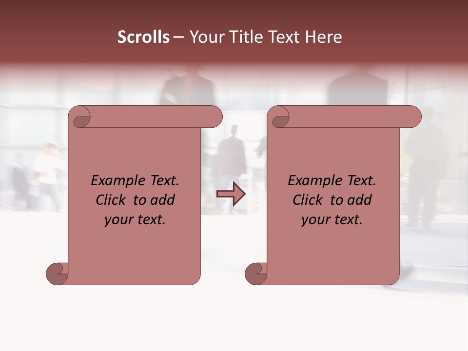 Office Worker European Parliament Caucasian PowerPoint Template