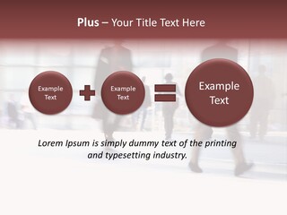 Office Worker European Parliament Caucasian PowerPoint Template