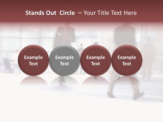 Office Worker European Parliament Caucasian PowerPoint Template