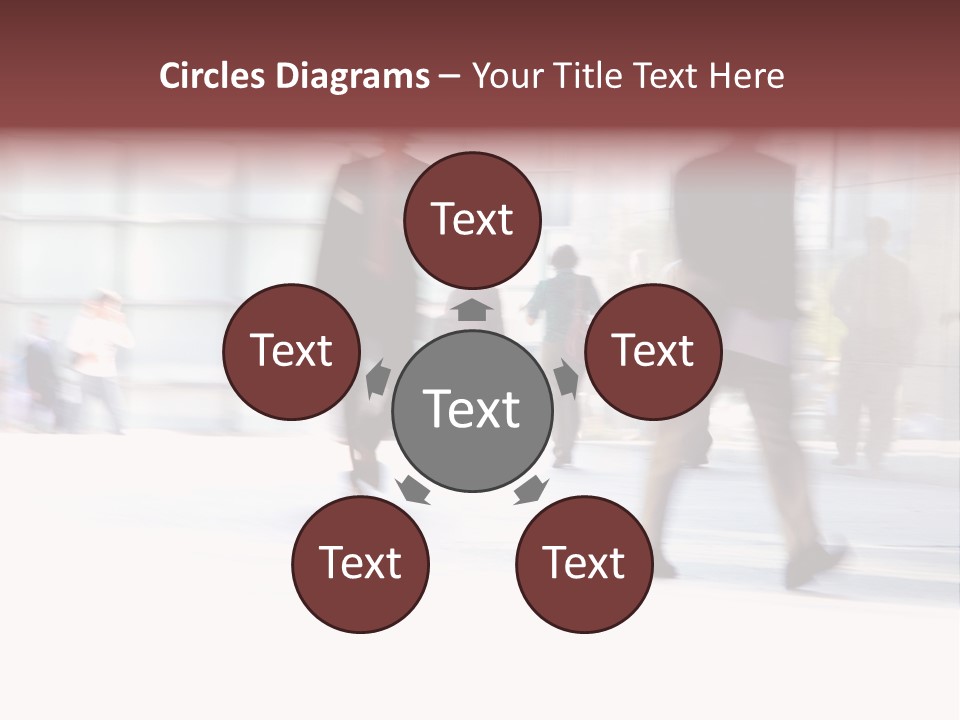 Office Worker European Parliament Caucasian PowerPoint Template