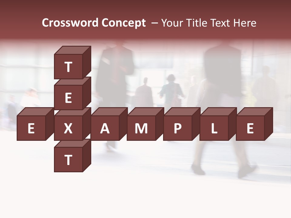 Office Worker European Parliament Caucasian PowerPoint Template