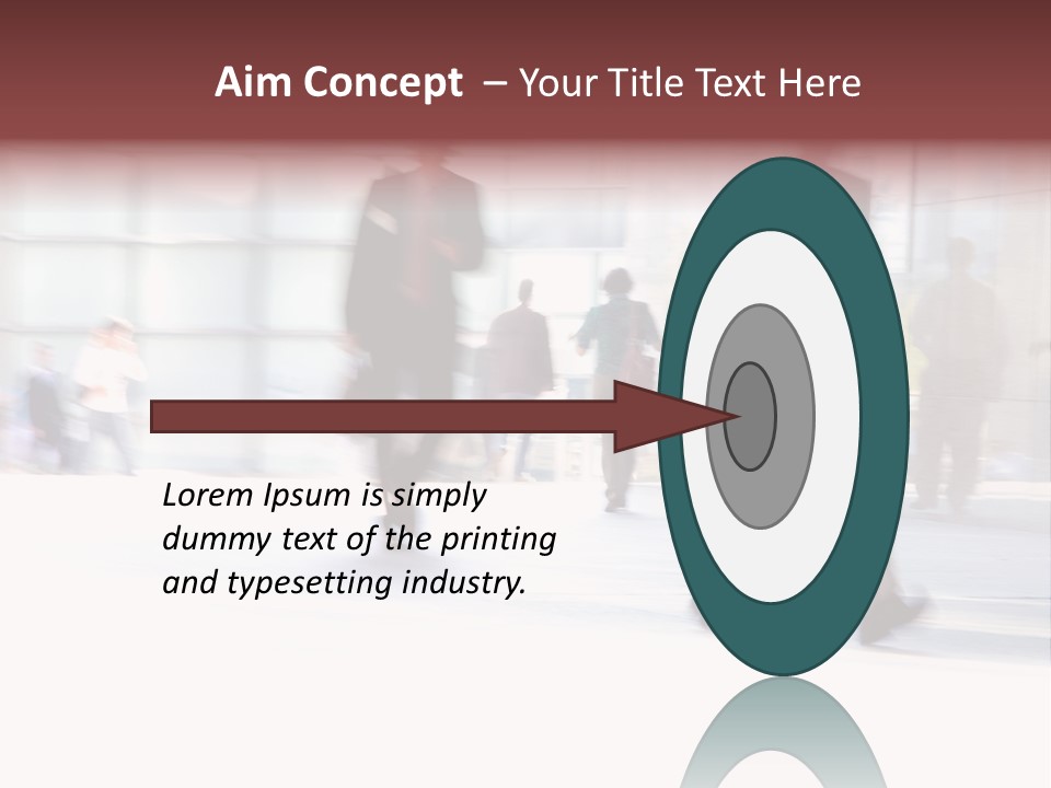 Office Worker European Parliament Caucasian PowerPoint Template