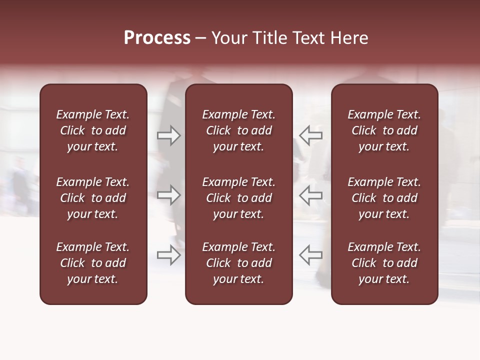 Office Worker European Parliament Caucasian PowerPoint Template